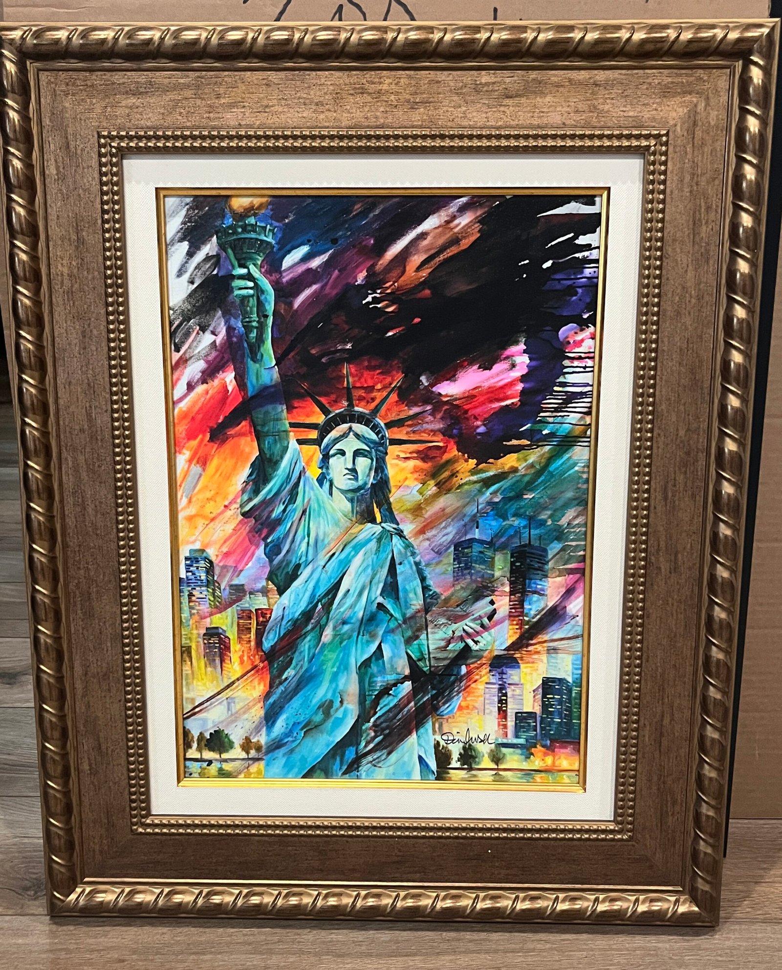 Daniel Wall - "Resilient Nation" Giclee on Canvas w/COA