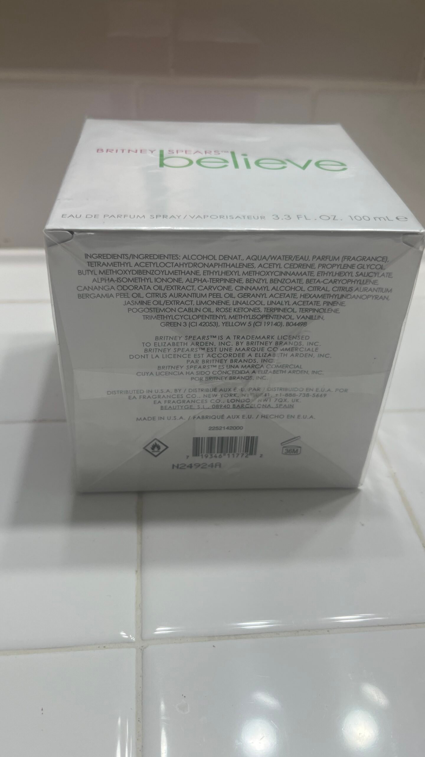 Britney Spears Believe Women's 3.4 Oz Spray - Image 4