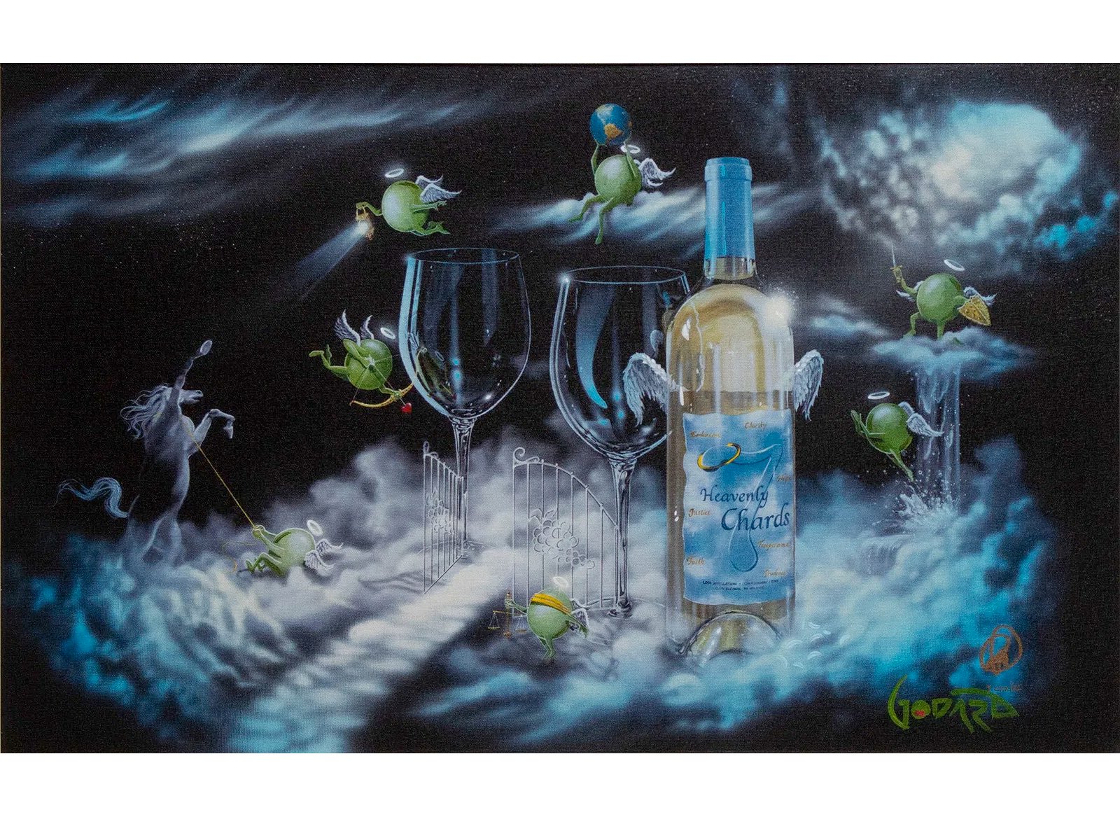 Michael Godard - "Heaven", Signed and Numbered by Artist, COA - Image 5