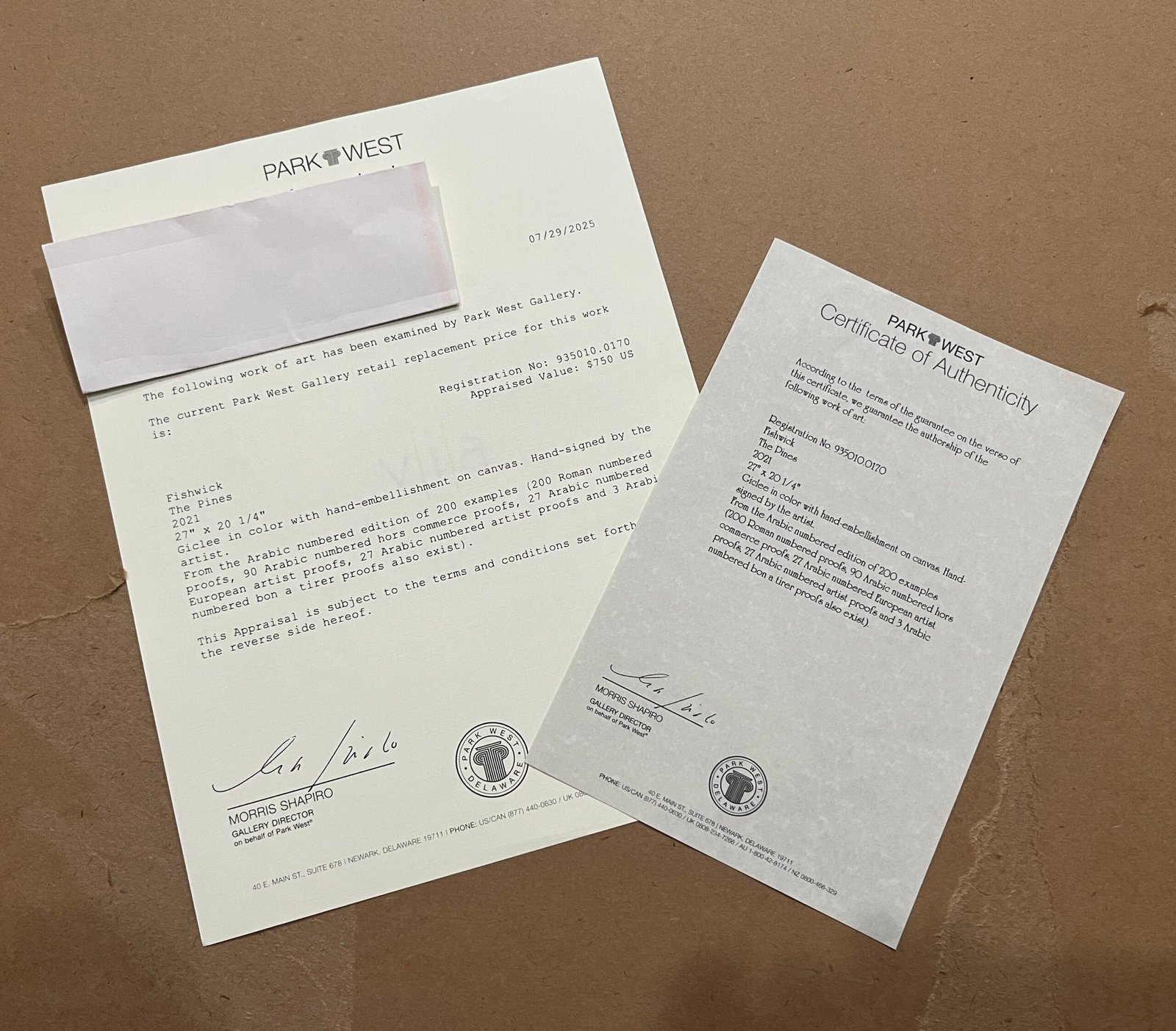 Stephen Fishwick - "The Pines"/ Signed and numbered with COA - Image 7