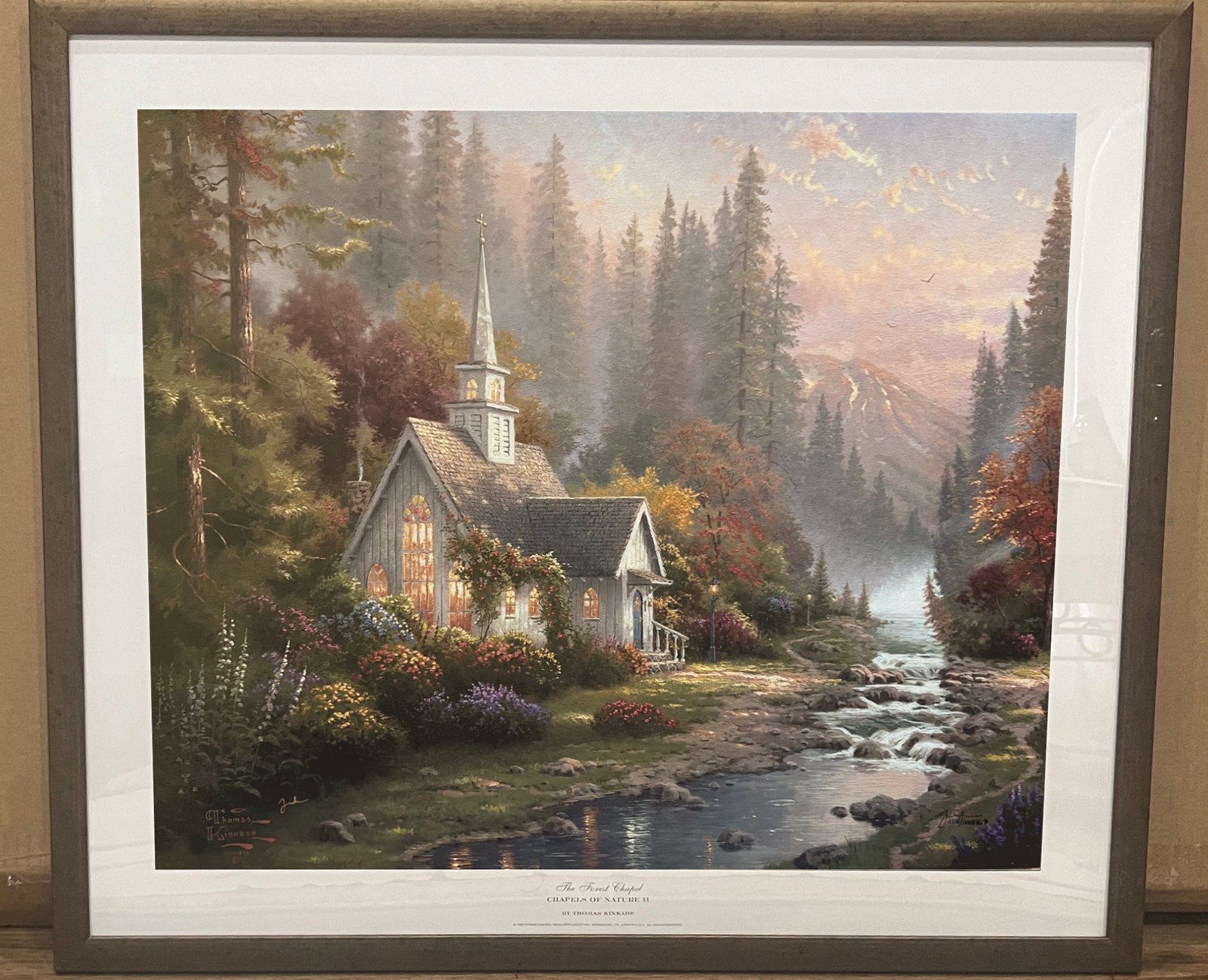 Thomas Kinkade - Forest Chapel / Gallery Proof / Limited Edition