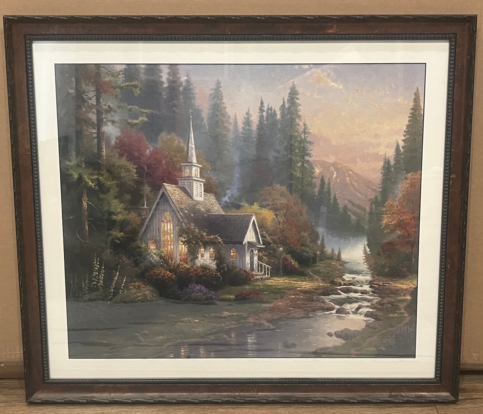 Thomas Kinkade - Forest Chapel SN / Limited Edition /w COA