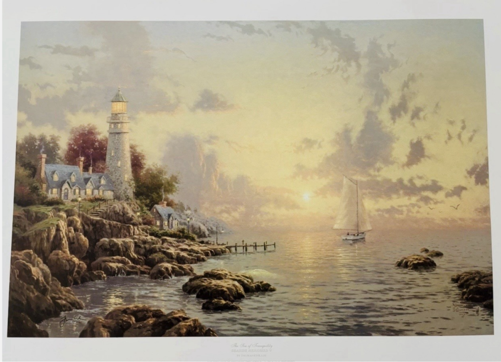 Thomas Kinkade - "Sea of Tranquility" Seaside Memories V