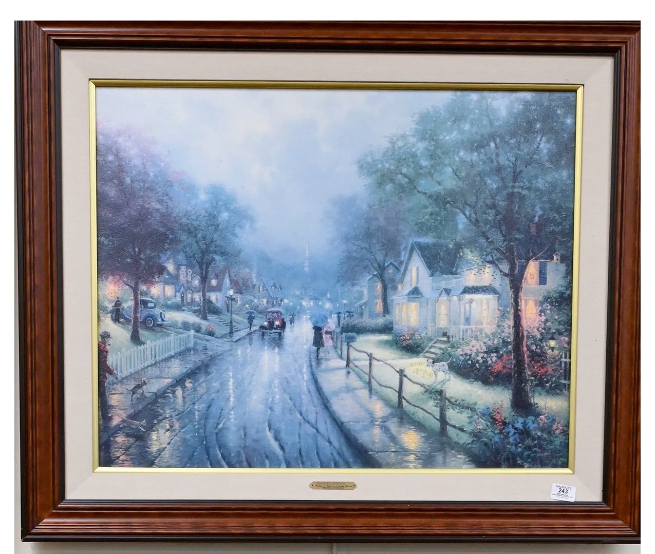 Thomas Kinkade - Hometown Memories / Limited Edition Signed - Image 2